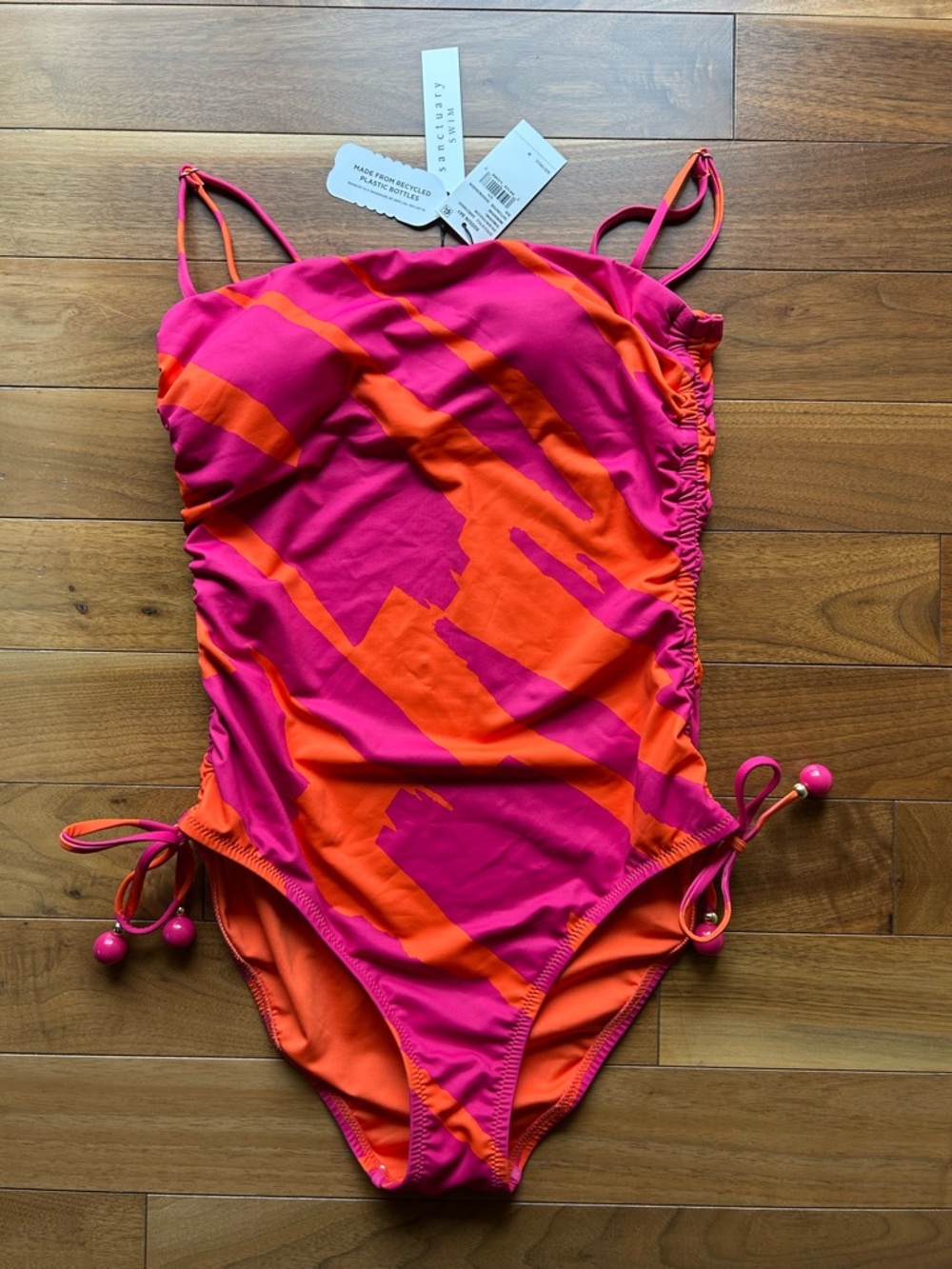 NEW Ladies Sanctuary Bias One Piece Bathing Suit Size Medium Retails $125